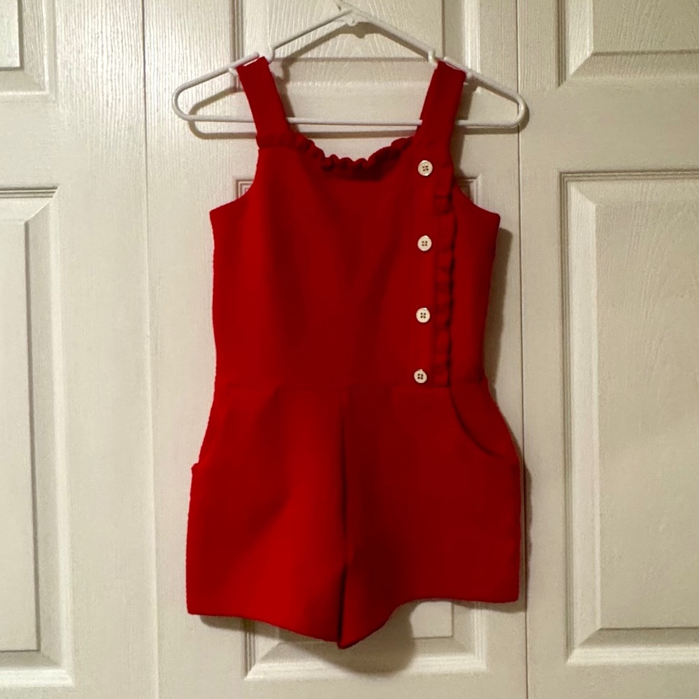 Janie & Jack Girls Romper- Size 12